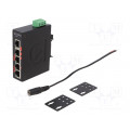 LNX-C500; Industrial module: switch Ethernet; unmanaged; 12÷48VDC; RJ45; ANTAIRA
