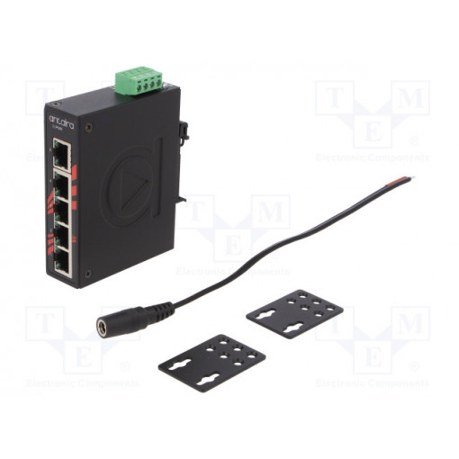 LNX-C500; Industrial module: switch Ethernet; unmanaged; 12÷48VDC; RJ45; ANTAIRA