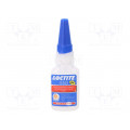 46080; Cyanoacrylate adhesive; colourless; plastic container; 20g; LOCTITE