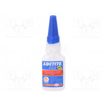 46080; Cyanoacrylate adhesive; colourless; plastic container; 20g; LOCTITE
