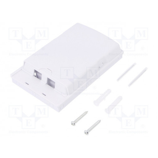FB1001; Housing; Colour: white; surface-mounted; Number of ports: 2; LOGILINK