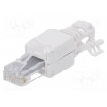 MP0028; Plug; RJ45; Cat: 6a; unshielded; Layout: 8p8c; 5÷6.5mm; 22AWG÷24AWG; LOGILINK