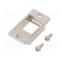 MP0054; Housing; shielded,Keystone; Colour: metallic; for panel mounting; LOGILINK