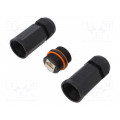 NP0081; Socket; coupler; Cat: 6a; shielded; Layout: 8p8c; RJ45 socket x2; LOGILINK