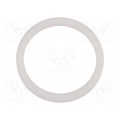 53801045; Gasket; PTFE; Thk: 2mm; Øint: 15mm; Øout: 19mm; PG9; white; -120÷250°C; LAPP KABEL 53801045; Gasket; PTFE; Thk: 2mm; Øint: 15mm; Øout: 19mm; PG9; white; -120÷250°C; LAPP KABEL