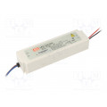 LPC-100-500; Power supply: switched-mode; LED; 100W; 100÷200VDC; 500mA; IP67; MEAN WELL