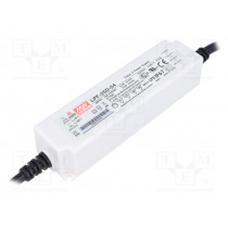 LPF-25D-54; Power supply: switched-mode; LED; 25.38W; 54VDC; 29.7÷54VDC; 0.47A; MEAN WELL