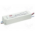 LPF-40-54; Power supply: switched-mode; LED; 41.04W; 54VDC; 0.76A; 90÷305VAC; MEAN WELL