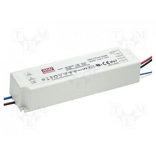 LPF-40-54; Power supply: switched-mode; LED; 41.04W; 54VDC; 0.76A; 90÷305VAC; MEAN WELL