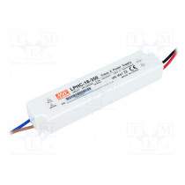 LPHC-18-350; Power supply: switched-mode; LED; 16.8W; 6÷48VDC; 350mA; IP67; 175g; MEAN WELL