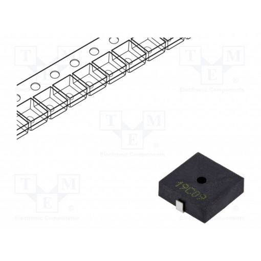 LPT1440S-HS-05-4.0-12-R; Sound transducer: piezo; without built-in generator; -30÷85°C; Cre-sound Electronics