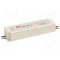 LPV-100-5; Power supply: switched-mode; LED; 60W; 5VDC; 12A; 90÷264VAC; IP67; MEAN WELL