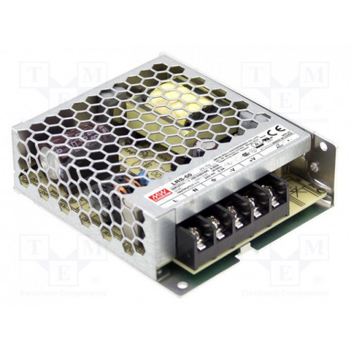 LRS-50-3.3; Power supply: switched-mode; modular; 33W; 3.3VDC; 99x82x30mm; MEAN WELL LRS-50-3.3; Power supply: switched-mode; modular; 33W; 3.3VDC; 99x82x30mm; MEAN WELL