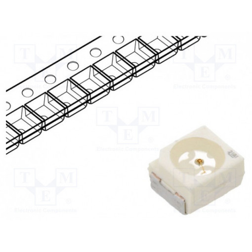LR T67F-U1AA-1; LED; SMD; 3030,PLCC2; red; 450÷1400mcd; 3x3x2.1mm; 120°; 1.9÷2.5V; OSRAM