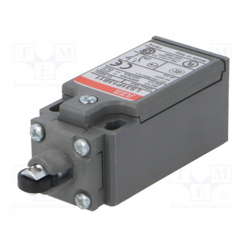 1SBV010113R1211; Limit switch; plastic roller Ø11mm; NO + NC; 10A; max.400VAC; ABB 1SBV010113R1211; Limit switch; plastic roller Ø11mm; NO + NC; 10A; max.400VAC; ABB