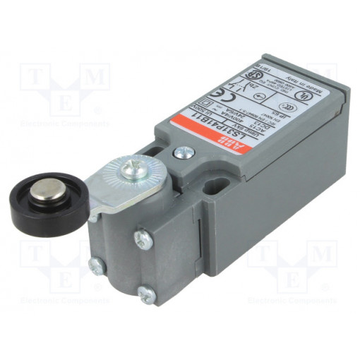 1SBV010141R1211; Limit switch; lever R 26,5mm, plastic roller Ø18mm; NO + NC; ABB 1SBV010141R1211; Limit switch; lever R 26,5mm, plastic roller Ø18mm; NO + NC; ABB