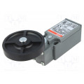 1SBV010142R1211; Limit switch; lever R 26,5mm, rubber roller Ø50mm; NO + NC; 10A; ABB