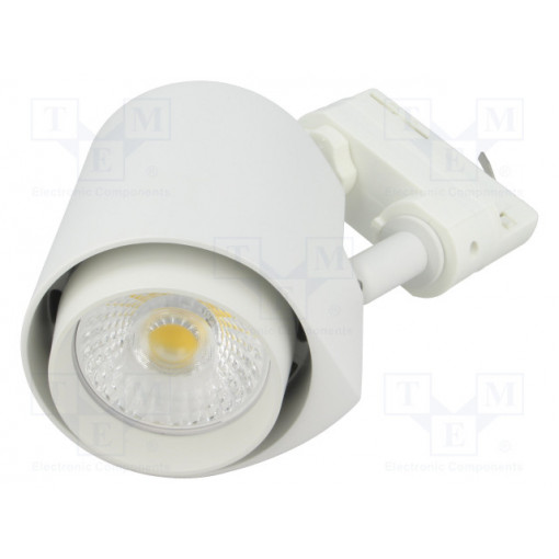 LTR-019-40-W; Lamp: LED lighting fixture; 4000K; IP44; Body: white; Ø: 111mm; 22W; LEDDEX