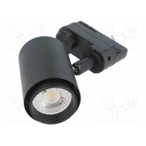LTR-110-60-B; Lamp: LED lighting fixture; 3000K; IP44; Body: black; Ø: 60mm; 10W; LEDDEX