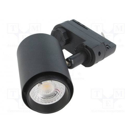 LTR-110-60-B; Lamp: LED lighting fixture; 3000K; IP44; Body: black; Ø: 60mm; 10W; LEDDEX