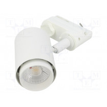 LTR-110-60-W; Lamp: LED lighting fixture; 3000K; IP44; Body: white; Ø: 60mm; 10W; LEDDEX