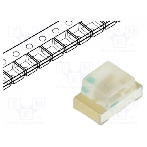 LTST-C170TGKT; LED; SMD; 0805; green; 71÷450mcd; 2x1.25x1.1mm; 130°; 2.8÷3.6V; 20mA; LITEON