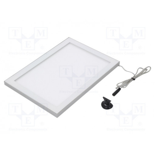 LUM-MAG-A4-OS-G-6,5K; Lamp: LED light panel; Lumaire Magnetic Sim; PMMA; 6500K; Size: A4; LEDDEX