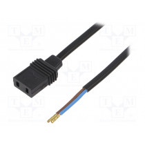 LZ 120; Wire: for fan supplying; Plug: straight; 0.61m; EBM-PAPST LZ 120; Wire: for fan supplying; Plug: straight; 0.61m; EBM-PAPST