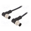 M12A05MR-12AMR-SD001; Cable: for sensors/automation; PIN: 5; M12-M12; 1m; plug; plug; 60V; AMPHENOL