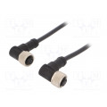 M12A08FR-12AFR-SB001; Cable: for sensors/automation; PIN: 8; M12-M12; 1m; plug; plug; 30V; AMPHENOL