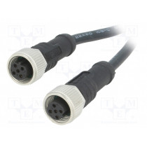 M12B05FL-12BFL-SD001; Cable: for sensors/automation; PIN: 5; M12-M12; B code-Profibus; AMPHENOL
