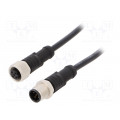 M12B05ML-12BFL-SD001; Cable: for sensors/automation; PIN: 5; M12-M12; B code-Profibus; AMPHENOL