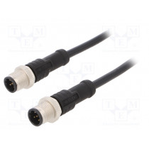 M12B05ML-12BML-SD001; Cable: for sensors/automation; PIN: 5; M12-M12; B code-Profibus; AMPHENOL
