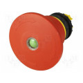 M22-PVT45P-MPI; Switch: emergency stop; Stabl.pos: 2; 22mm; red; Illumin: none; IP66; EATON ELECTRIC