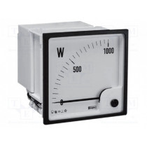 039-00033-400V L-L, 4000/5A-0-2,5 MW; Meter: mounting; on panel; analogue; 0÷2.5MW; 96x96mm; 50÷60Hz; CROMPTON - TE CONNECTIVITY 039-00033-400V L-L, 4000/5A-0-2,5 MW; Meter: mounting; on panel; analogue; 0÷2.5MW; 96x96mm; 50÷60Hz; CROMPTON - TE CONNECTIVITY