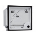 400V L-L, 4000/5A-0-2,5 MVAR; Meter: mounting; on panel; analogue; 0÷2.5VAR; 96x96mm; 50÷60Hz; CROMPTON - TE CONNECTIVITY