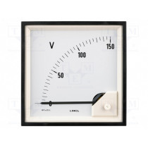 MA12N A61800000000; Meter: mounting; on panel; analogue; VDC: 0÷1000V; 144x144mm; 500g; LUMEL