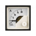 MA16N A61300000A0; Meter: mounting; on panel; analogue; VDC: 0÷250V; 48x48mm; 600V; LUMEL MA16N A61300000A0; Meter: mounting; on panel; analogue; VDC: 0÷250V; 48x48mm; 600V; LUMEL