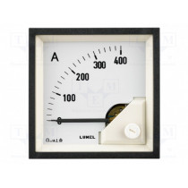 MA17N A11800000000; Meter: mounting; on panel; analogue; I DC: 0÷500mA; 72x72mm; 200g; LUMEL MA17N A11800000000; Meter: mounting; on panel; analogue; I DC: 0÷500mA; 72x72mm; 200g; LUMEL