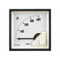 MA17N A21000000000; Meter: mounting; on panel; analogue; I DC: 0÷25A; 72x72mm; 200g; LUMEL MA17N A21000000000; Meter: mounting; on panel; analogue; I DC: 0÷25A; 72x72mm; 200g; LUMEL