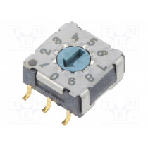 MADR-10S; Encoding switch; DEC/BCD; Pos: 10; SMT; Rcont max: 80mΩ; SUNGMUN ELECTRONICS CO., LTD. MADR-10S; Encoding switch; DEC/BCD; Pos: 10; SMT; Rcont max: 80mΩ; SUNGMUN ELECTRONICS CO., LTD.