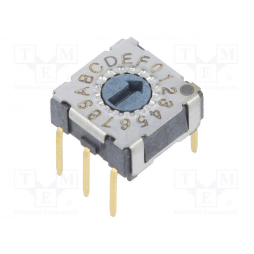 MADR-16; Encoding switch; HEX/BCD; Pos: 16; THT; Rcont max: 80mΩ; SUNGMUN ELECTRONICS CO., LTD.
