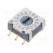MADR-16S; Encoding switch; HEX/BCD; Pos: 16; SMT; Rcont max: 80mΩ; SUNGMUN ELECTRONICS CO., LTD. MADR-16S; Encoding switch; HEX/BCD; Pos: 16; SMT; Rcont max: 80mΩ; SUNGMUN ELECTRONICS CO., LTD.