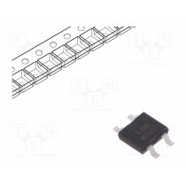 MB05F; Single-phase bridge rectifier; Urmax: 50V; If: 0.5A; Ifsm: 35A; MBF; LUGUANG ELECTRONIC
