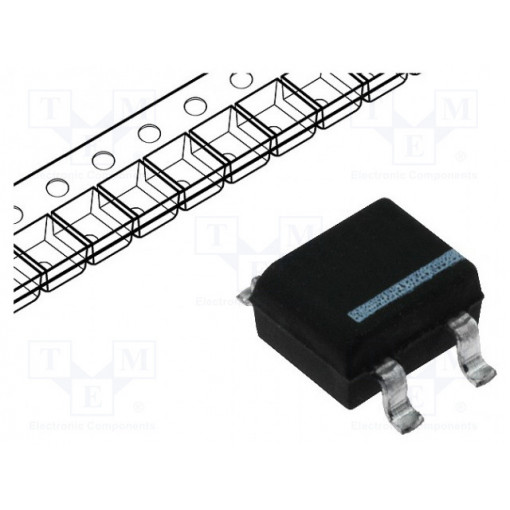 MB05S; Single-phase bridge rectifier; Urmax: 50V; If: 0.5A; Ifsm: 35A; MBS; LUGUANG ELECTRONIC