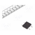 MB2F; Single-phase bridge rectifier; Urmax: 200V; If: 0.5A; Ifsm: 35A; LUGUANG ELECTRONIC