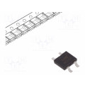 MB8F; Single-phase bridge rectifier; Urmax: 800V; If: 0.5A; Ifsm: 35A; LUGUANG ELECTRONIC