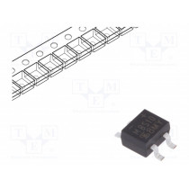 MBS10; Single-phase bridge rectifier; Urmax: 1kV; If: 0.8A; Ifsm: 35A; MBS; TAIWAN SEMICONDUCTOR