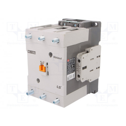 MC-130A 230VAC 1A1B; Contactor: 3-pole; NO x3; Auxiliary contacts: NO + NC; 230VAC; LS INDUSTRIAL SYSTEMS
