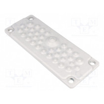 100244; Multigate grommet; light grey; Holes no: 35; -40÷100°C; IP65; TRELLEBORG 100244; Multigate grommet; light grey; Holes no: 35; -40÷100°C; IP65; TRELLEBORG